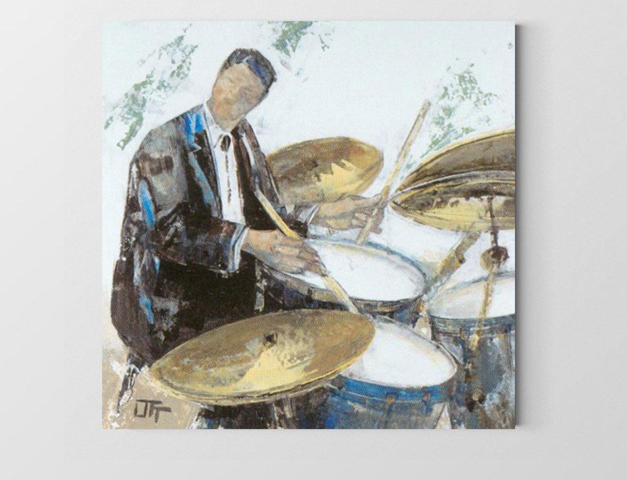 Müzisyenler Tablosu Çerçevesiz - 100x150