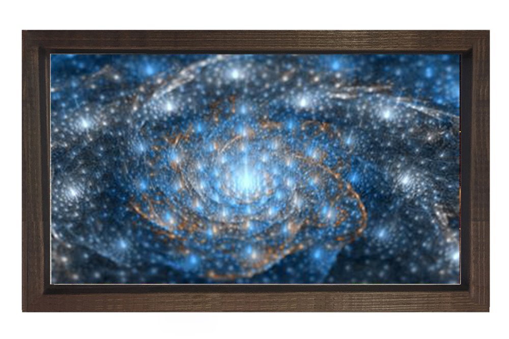Evren İncileri Tablosu Kahverengi Ahşap - 100x200