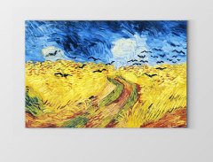 Buğday İle Kargalar Tablosu Çerçevesiz - 45x30