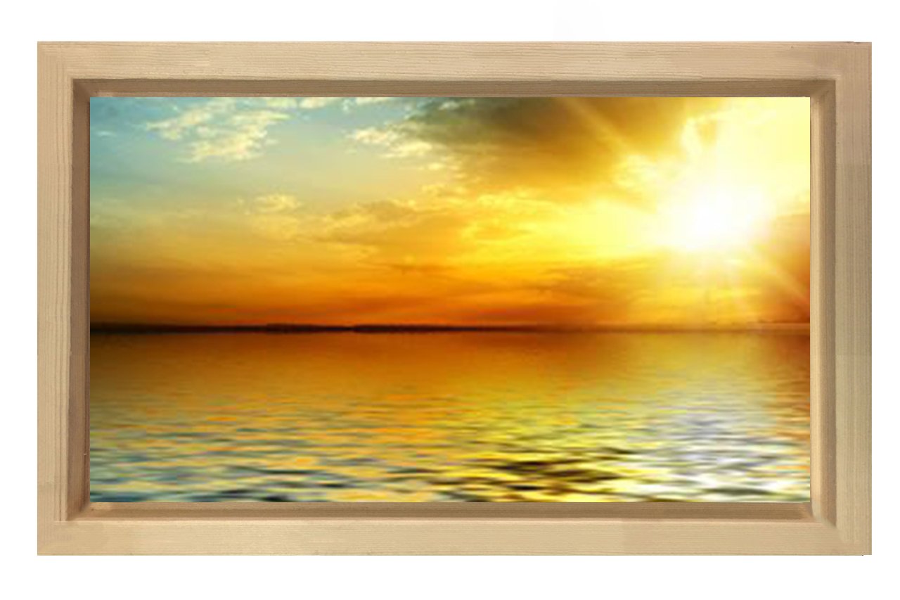 Deniz Ve Gün Doğumu Tablosu Çerçevesiz - 70x100