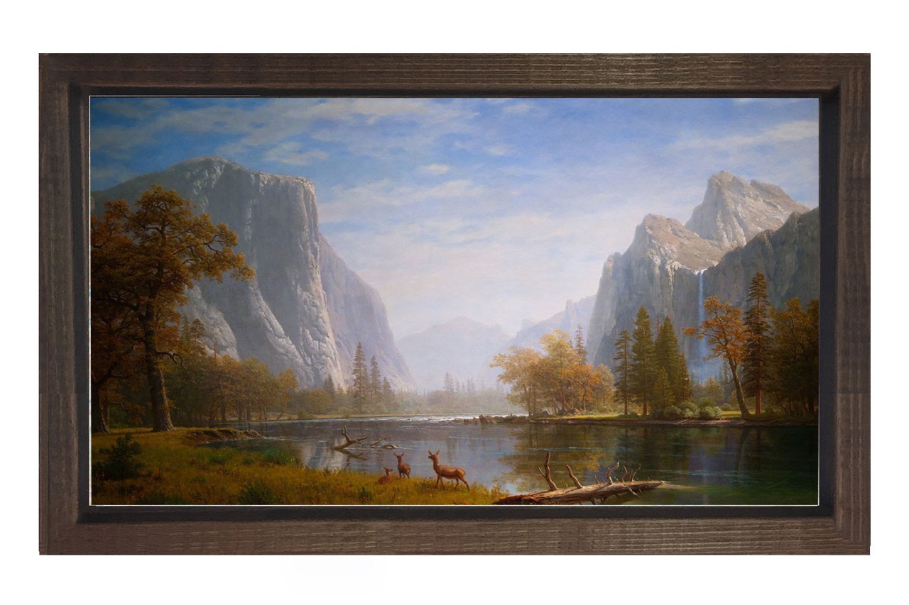 Avozosky Manzara  Tablosu Kahverengi Ahşap - 100x150