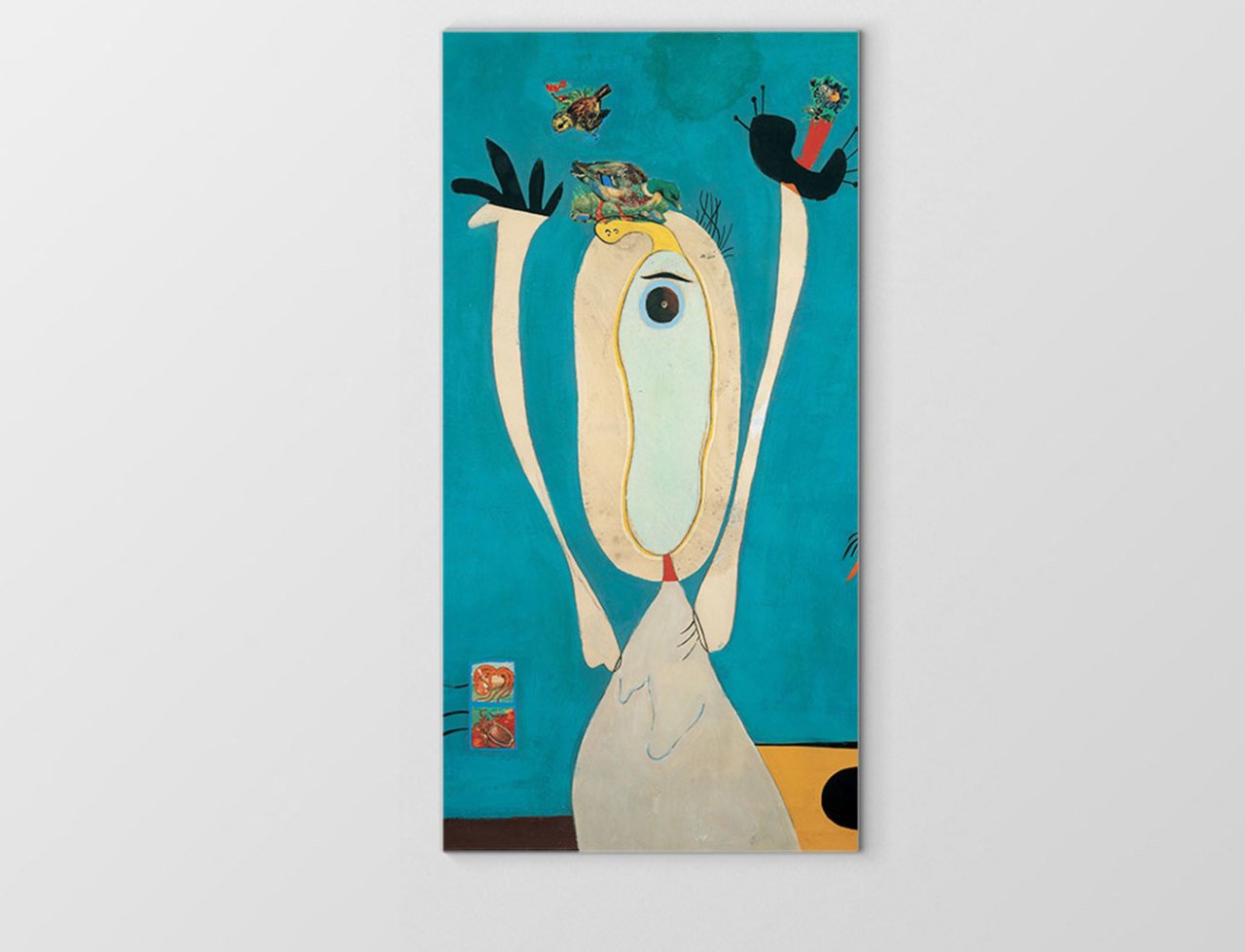 Renk ve Soyut  Tablosu Çerçevesiz - 100x150