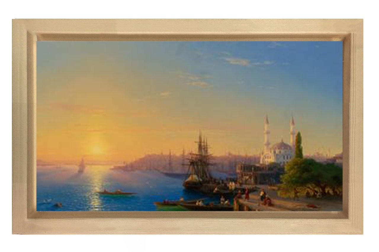 İvan Avaszky Naturel Ahşap Çerçeve - 40x60