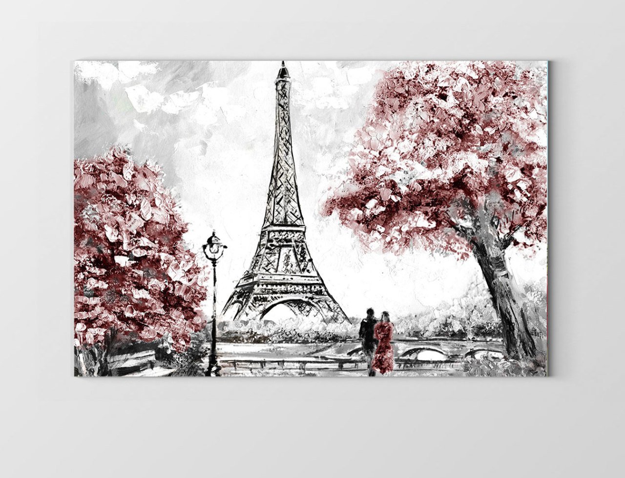 Eiffel  Kulesi Paris Tablosu Çerçevesiz - 70x100