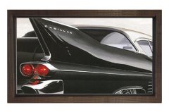 Cadillac Tablosu Kahverengi Ahşap - 50x70