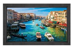 Venedik Tablosu Siyah Ahşap Çerçeve - 100x150