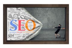 Seo Tablosu Kahverengi Ahşap Çerçeve - 50x70