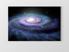 Evren ve Uzay Tablosu Çerçevesiz - 40x60