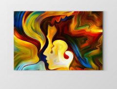 Soyut Reprodüksiyon Tablosu Çerçevesiz - 100x150