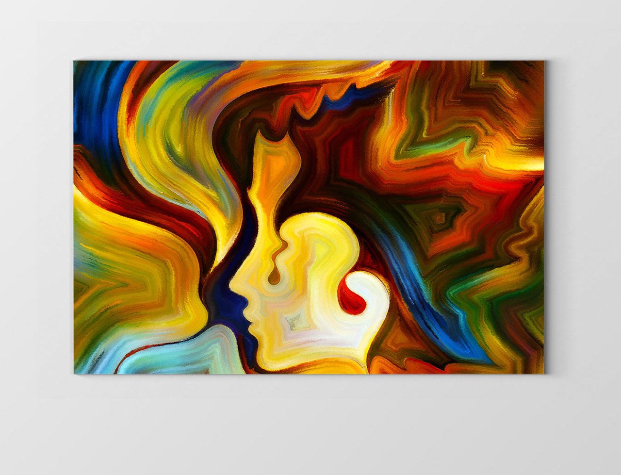 Soyut Reprodüksiyon Tablosu Çerçevesiz - 50x70