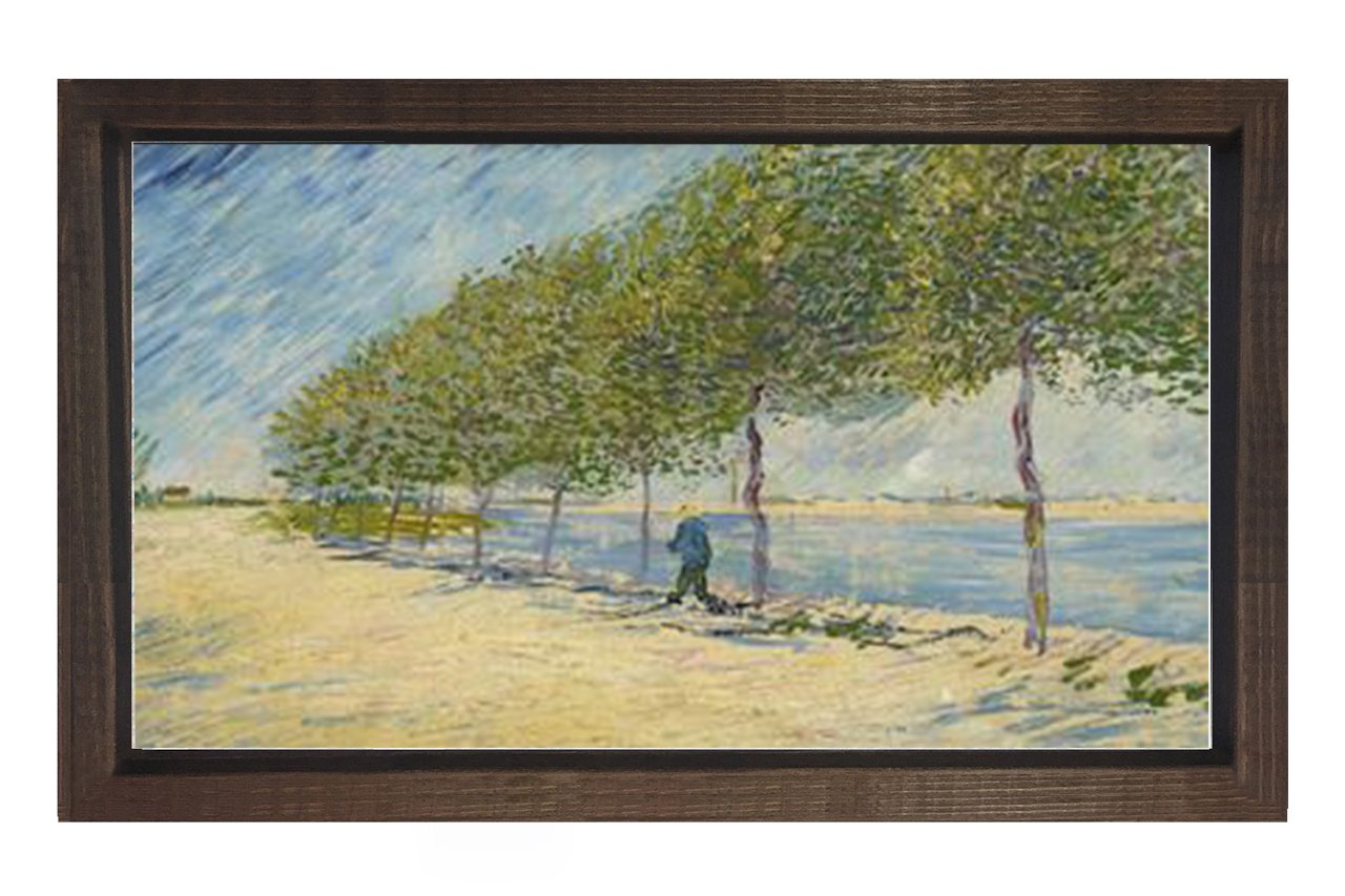 Vincent Van Gogh Tablosu Kahverengi Ahşap Çerçeve - 70x100