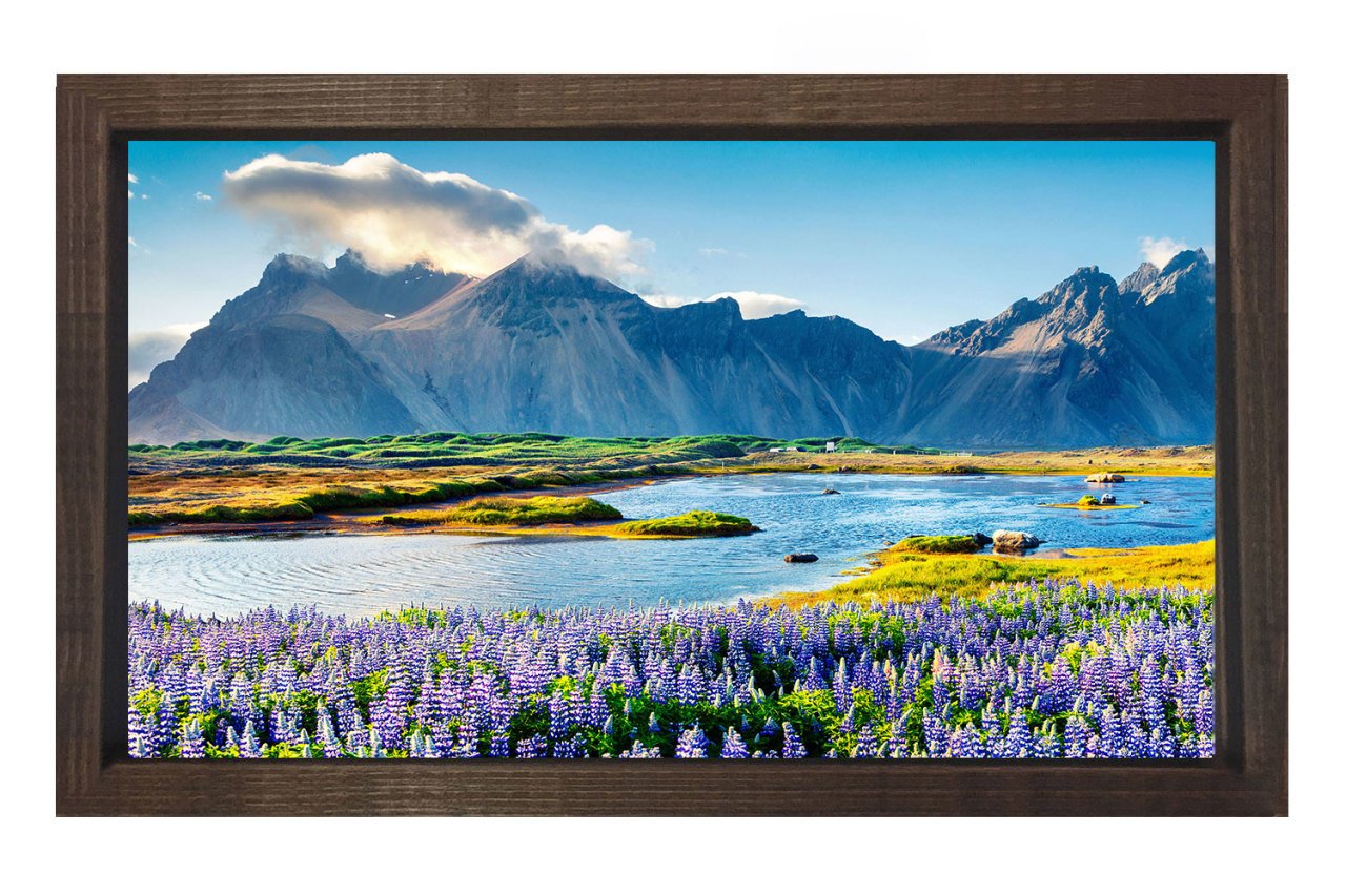 Doğa manzarası Kahverengi Ahşap Çerçeve - 40x60