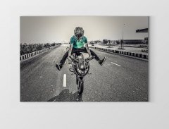 Akrobasi ve Motor Tablosu Çerçevesiz - 45x30