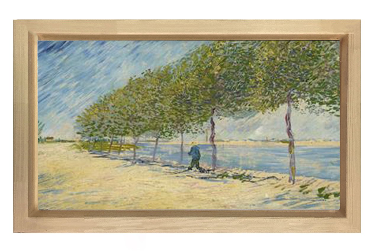 Vincent Van Gogh Tablosu Naturel Ahşap Çerçeve - 50x70