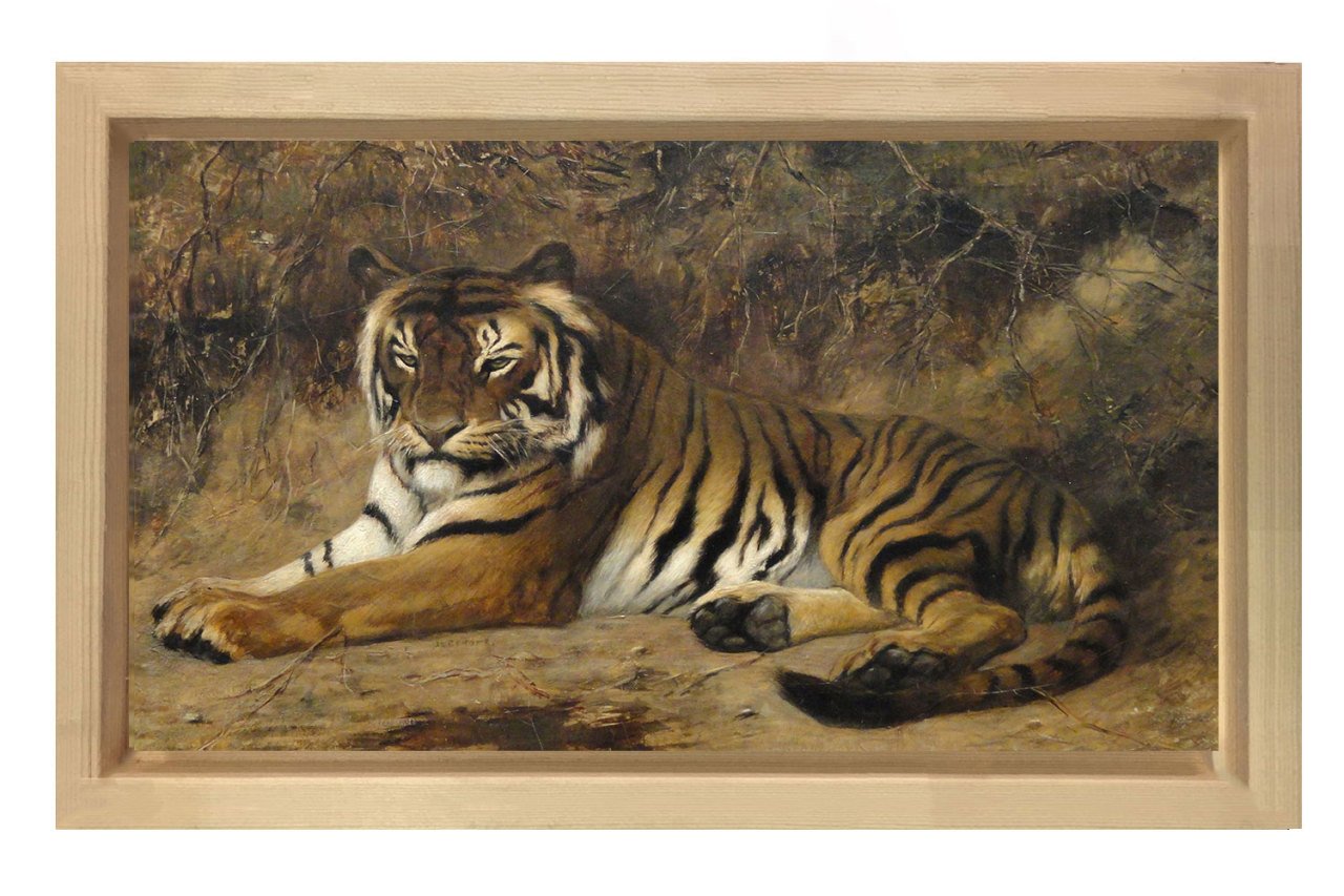 Kaplan Naturel Ahşap Çerçeve - 100x150
