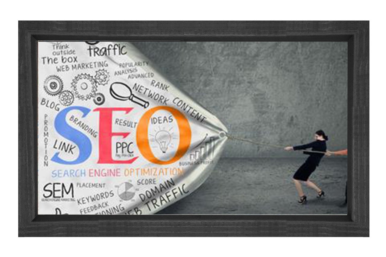 Seo Tablosu Siyah Ahşap Çerçeve - 50x70