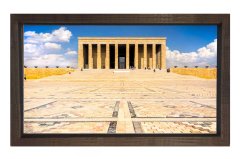 Anıtkabir Tablosu Kahverengi Ahşap - 100x150