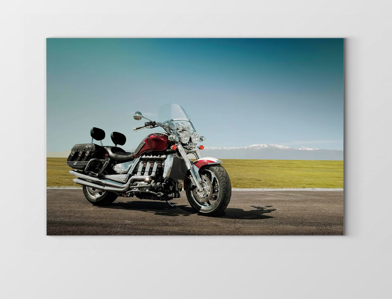 Klasik Motor Tablosu Tablosu Çerçevesiz - 100x200
