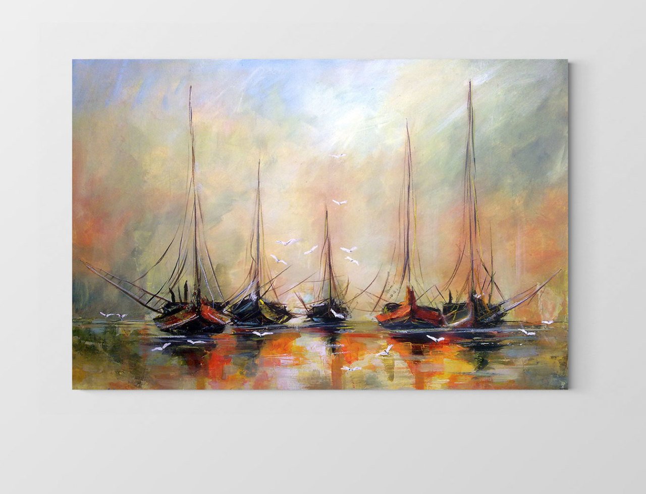 Gemiler Tablosu Çerçevesiz - 50x90