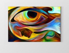 Soyut Reprodüksiyon Tablosu Çerçevesiz - 40x60