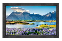 Doğa manzarası Siyah Ahşap Çerçeve - 100x200