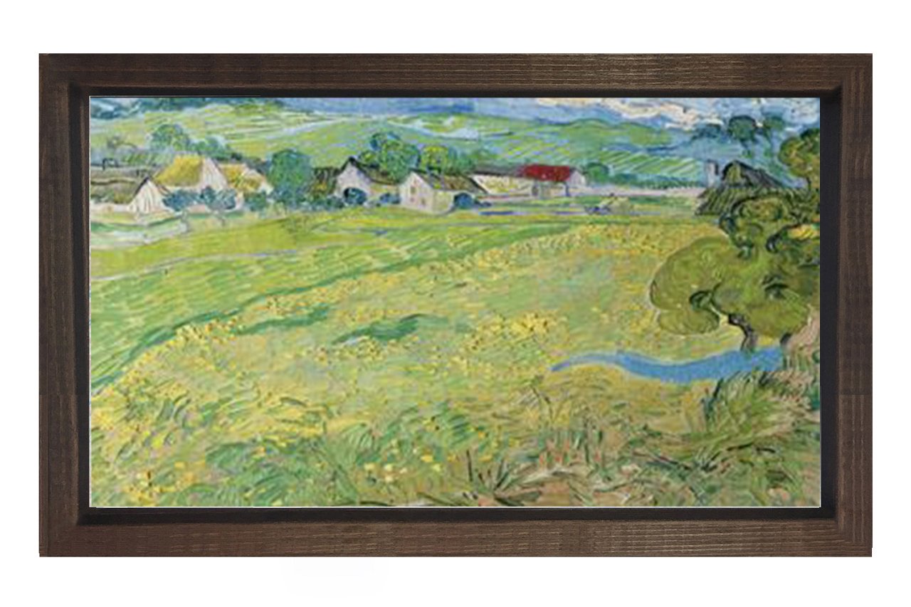 Vincent Van Gogh Tablosu Kahverengi Ahşap Çerçeve - 50x70