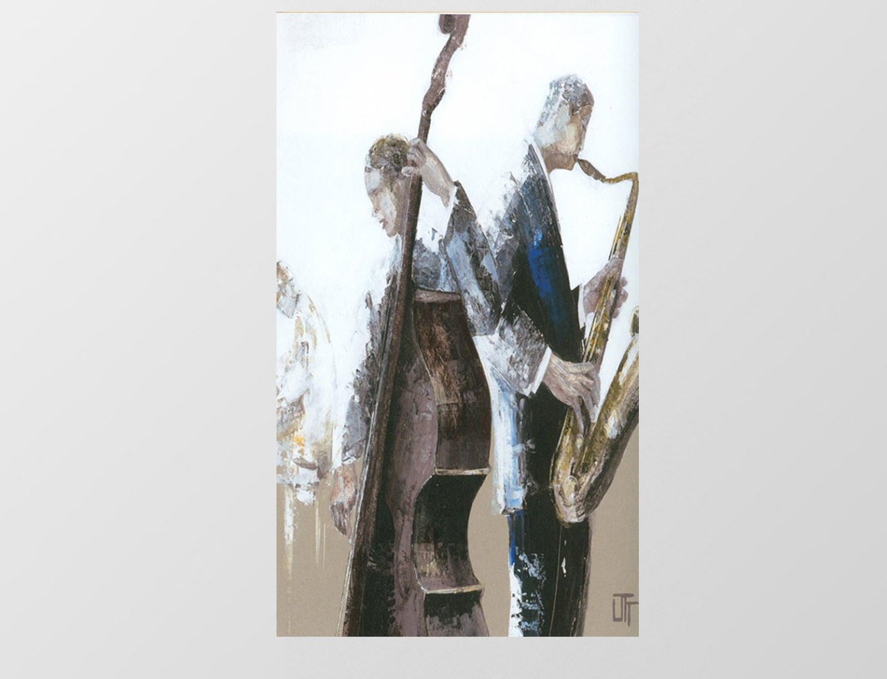 Orkestra Müzisyenler Tablosu Çerçevesiz - 50x90