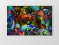 Soyut Reprodüksiyon Tablosu Çerçevesiz - 100x150