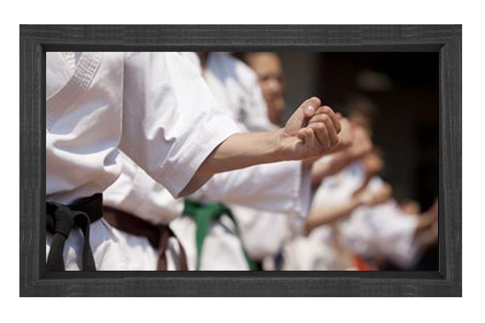 Kareteciler Tablosu Siyah Ahşap Çerçeve - 50x70