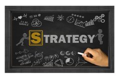 Strateji Tablosu Siyah Ahşap Çerçeve - 70x100