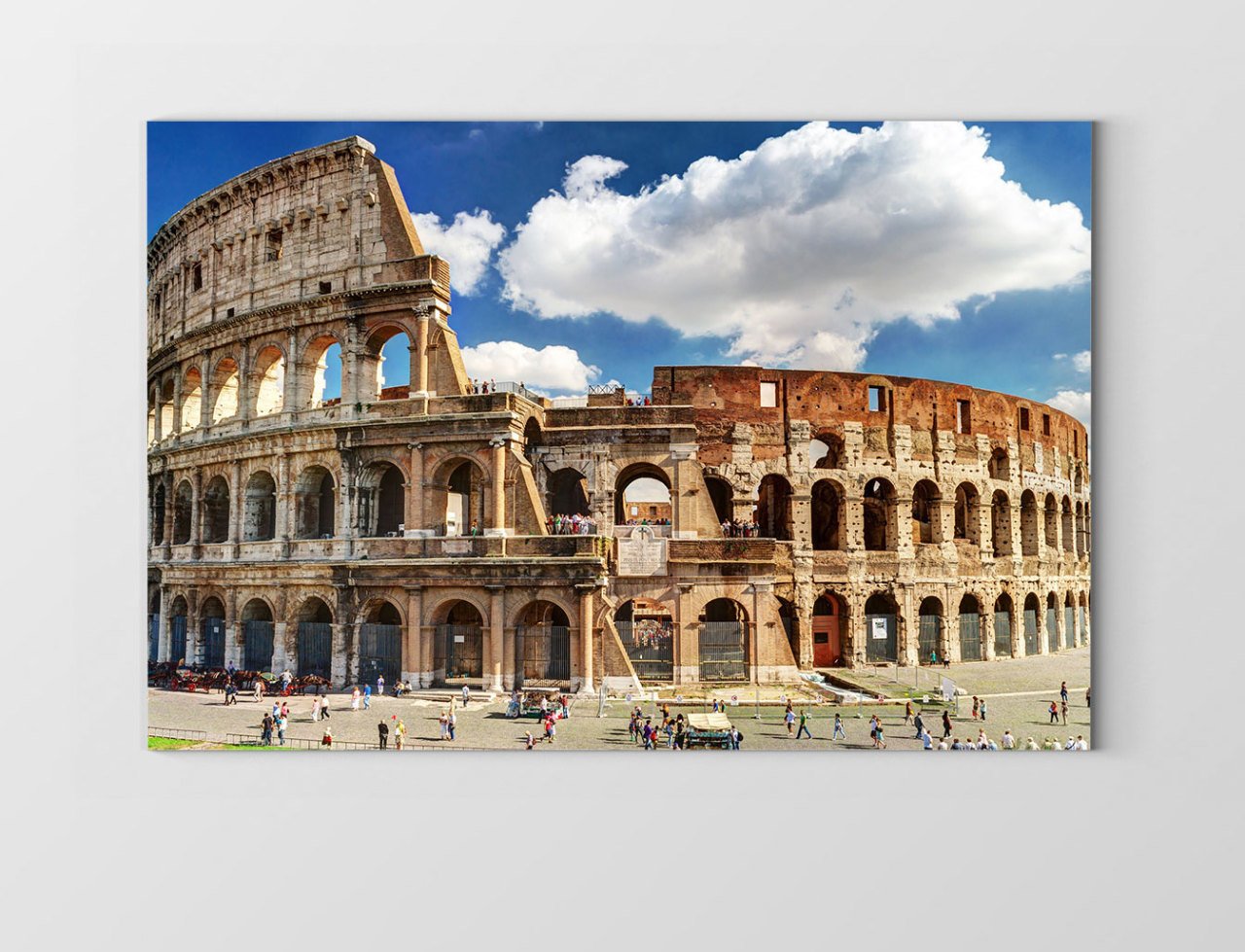 Roma Antik Kolezyum Tablosu Çerçevesiz - 45x30