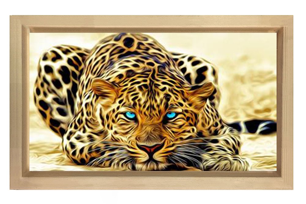 Kaplan Tablosu Naturel Ahşap Çerçeve - 40x60