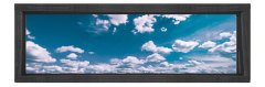 Bulutlar Tablosu Siyah Ahşap Çerçeve - 150x50