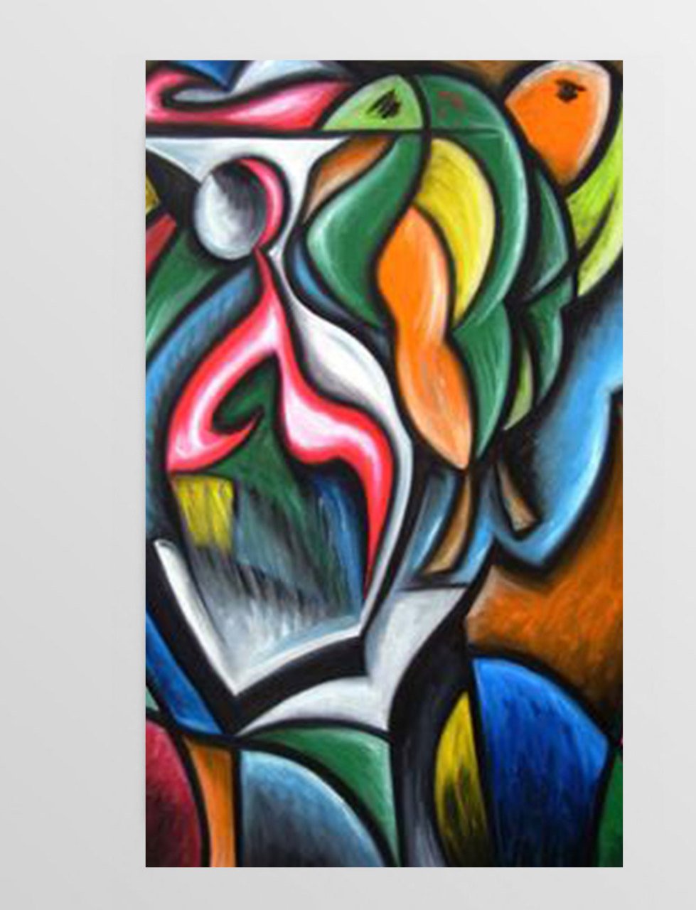 Soyut Reprodüksiyon Tablosu Çerçevesiz - 100x150