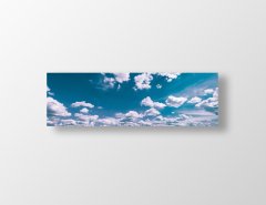 Bulutlar Tablosu Çerçevesiz - 150x50