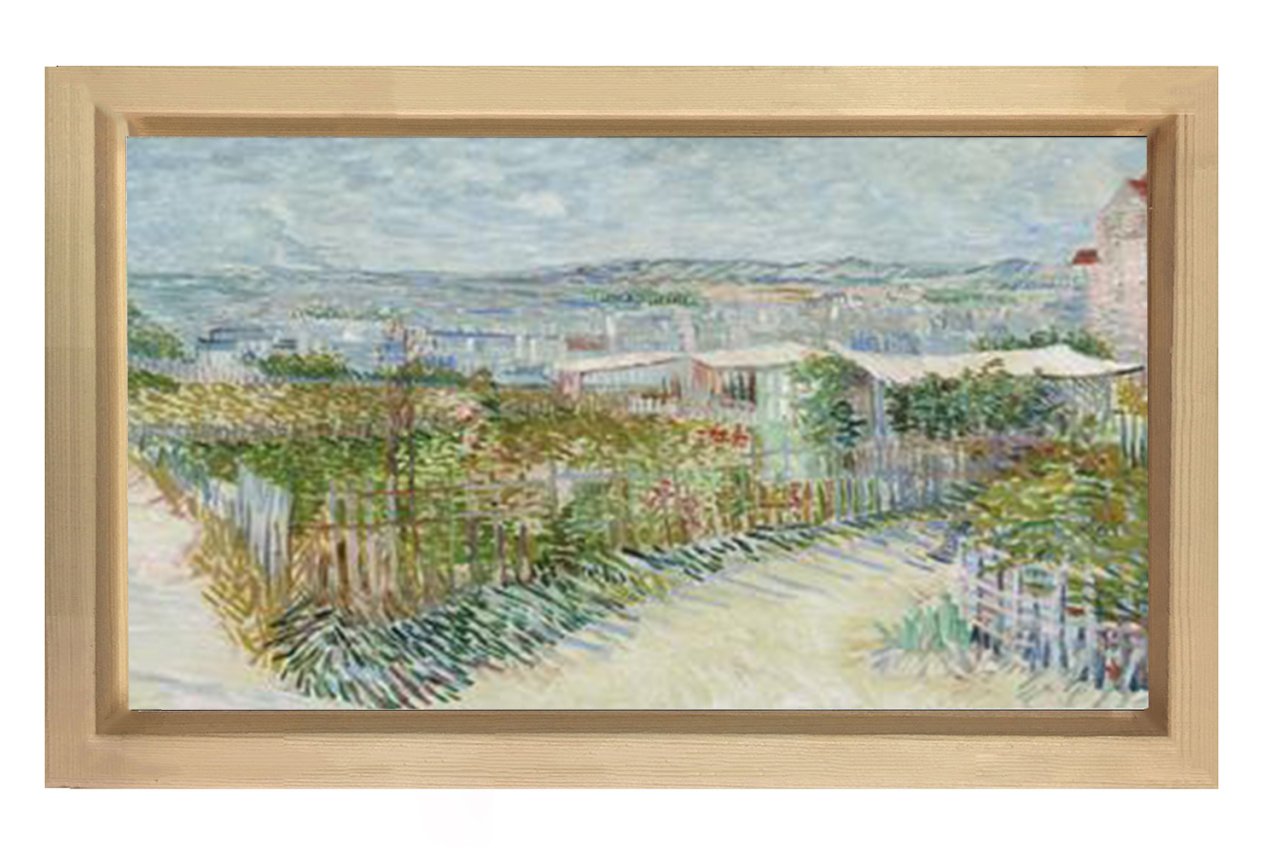 Vincent Van Gogh Tablosu Naturel Ahşap Çerçeve - 70x100