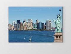 Amerika Tablosu Çerçevesiz - 100x200