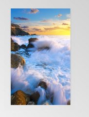 Dalgalı Deniz Tablosu Çerçevesiz - 70x100