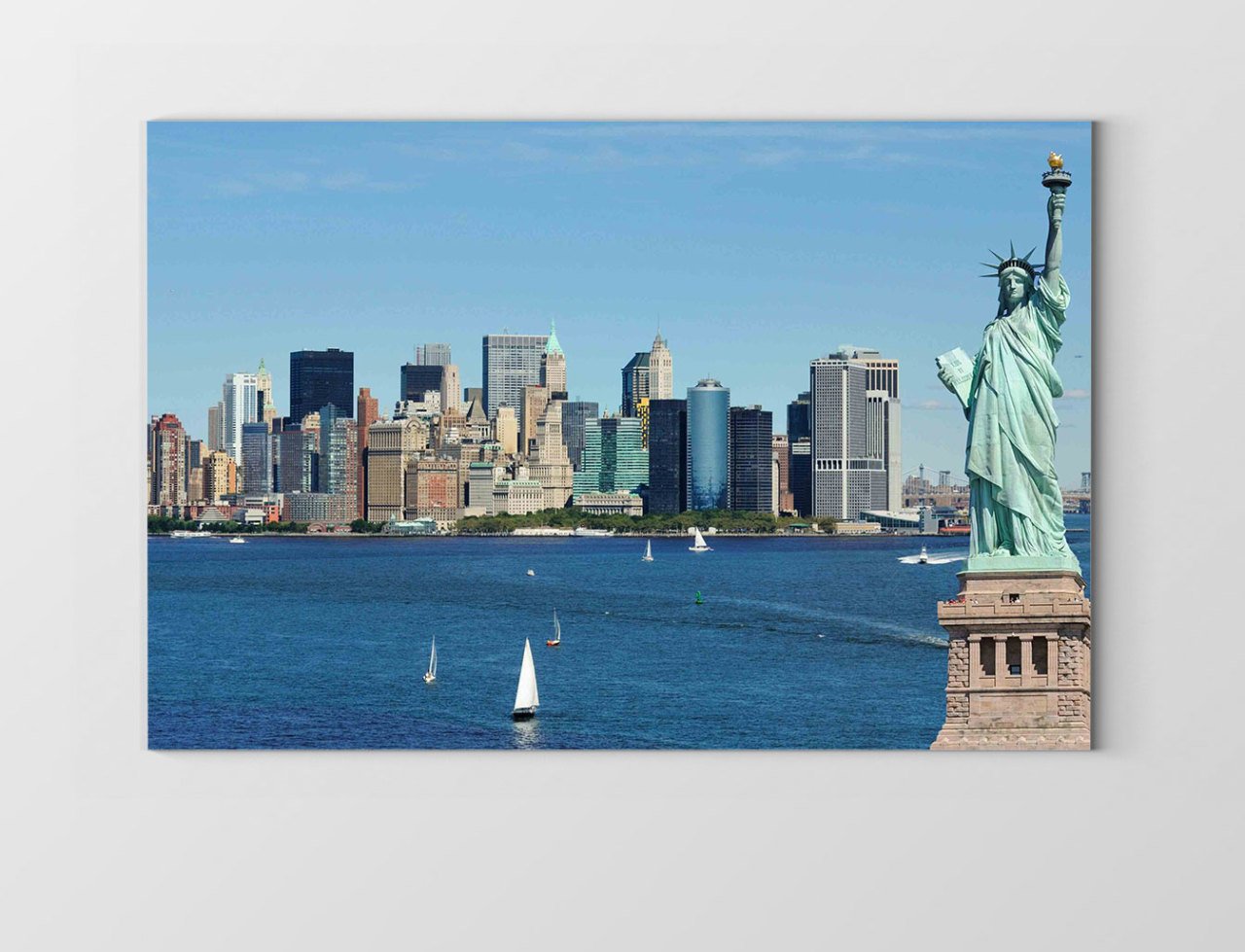 Amerika Tablosu Çerçevesiz - 70x100