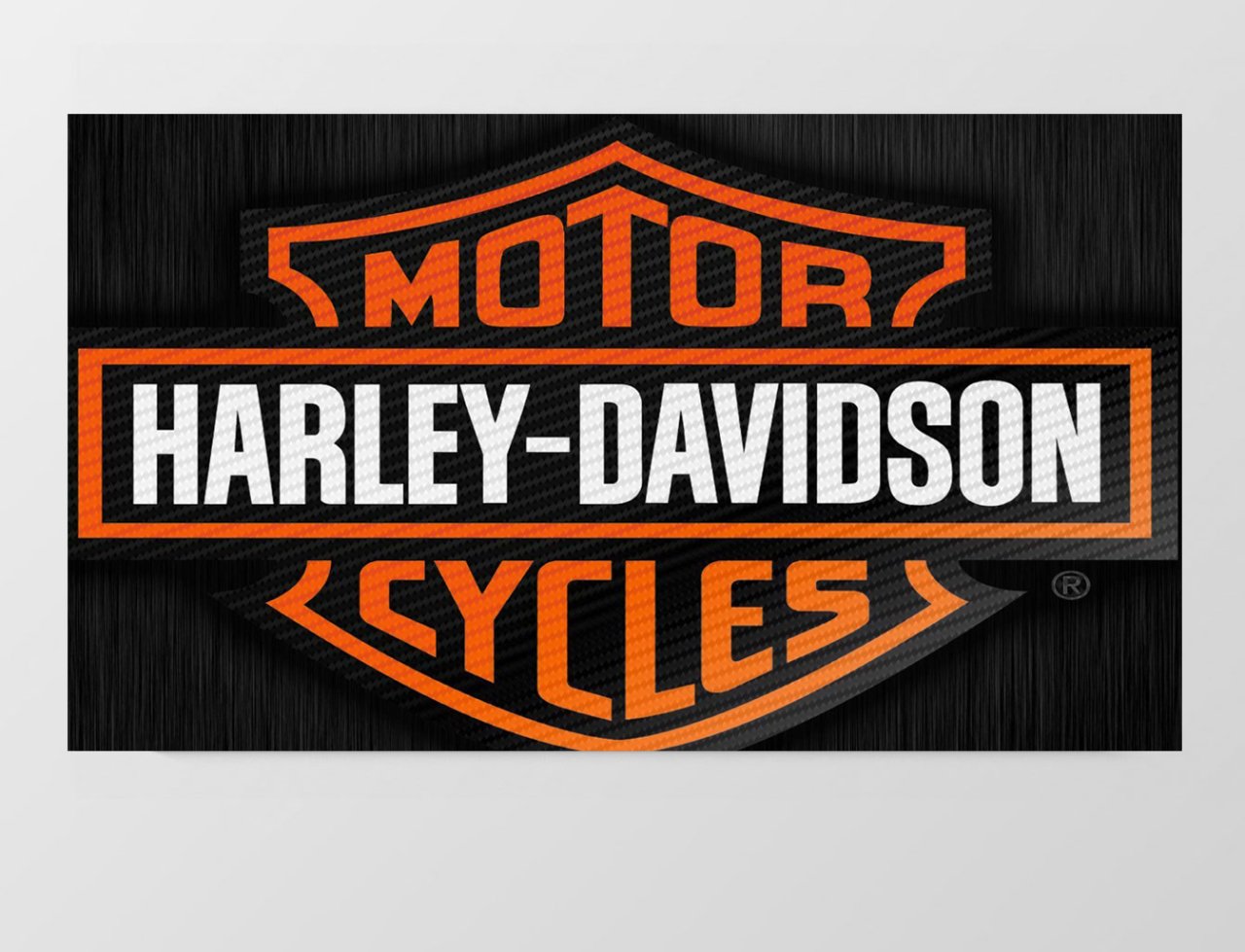 Harley Davidson Tablosu Çerçevesiz - 50x90