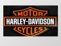 Harley Davidson Tablosu Çerçevesiz - 50x90