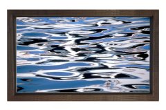 Deniz Yüzeyi Tablosu Kahverengi Ahşap - 40x60