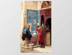 Kahvehane Tablosu Çerçevesiz - 40x60
