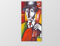 Marinne Vias Keman Tablosu Çerçevesiz - 100x150