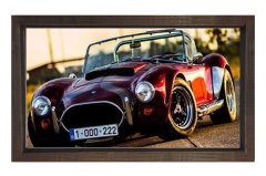 Old Fond D Ecran Voiture 4k Tablosu Kahverengi Ahşap - 100x150