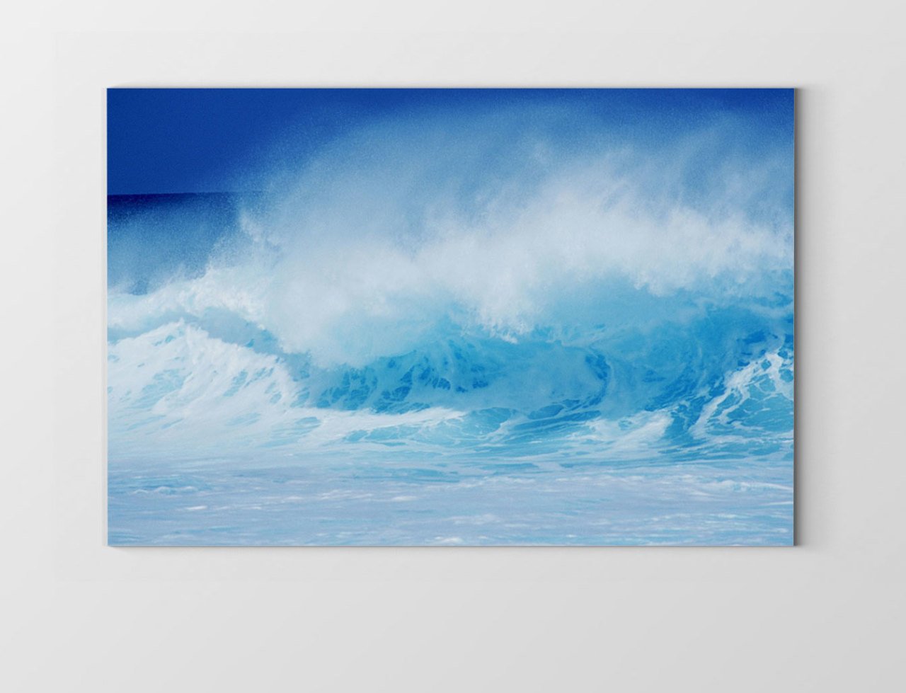 Dalgalar Yağlıboya Tablosu Çerçevesiz - 100x150