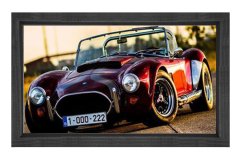 Old Fond D Ecran Voiture 4k Tablosu Siyah Ahşap - 100x200