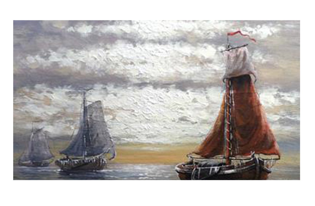 Kalyon Gemiler Reprödiksiyon Tablosu Çerçevesiz - 45x30