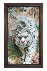 Kaplan Tablosu Kahverengi Ahşap Çerçeve - 50x90