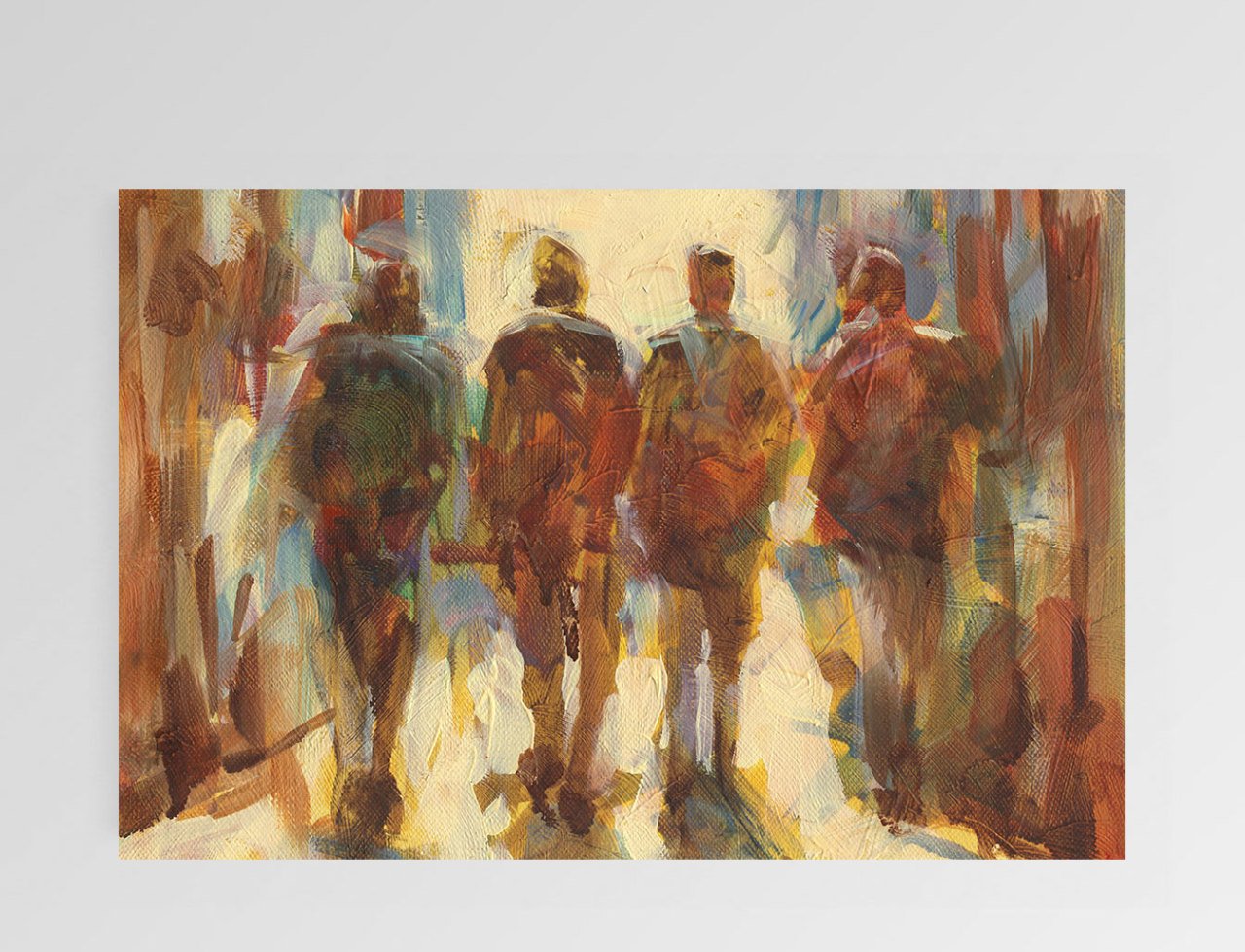 Adamlar Tablosu Çerçevesiz - 45x30